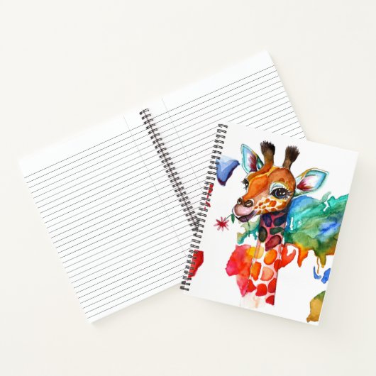 Kleurgiraf Notitieboek (Binnen)