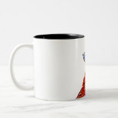 Kleurgiraf Tweekleurige Koffiemok (Links)