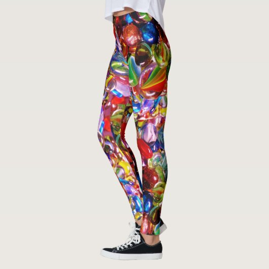 Kleurglas Marbles Crazy Yoga Pants XS to XL Leggings (Links)