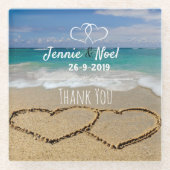 Kleurglas Onderzetter Glazen Onderzetter (Voorkant)