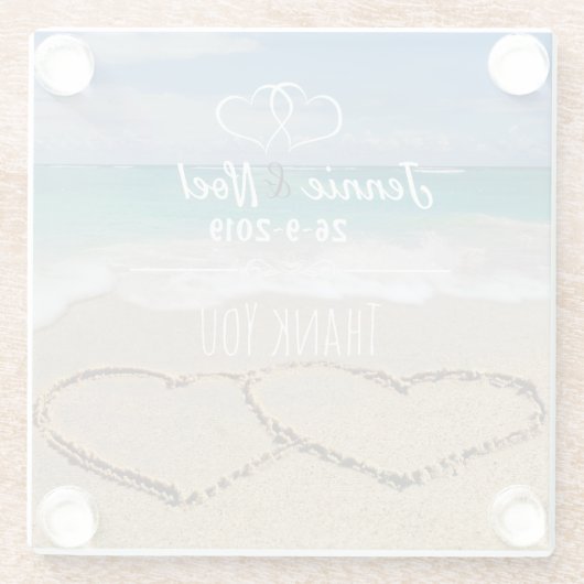 Kleurglas Onderzetter Glazen Onderzetter (Achterkant)