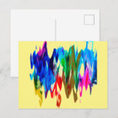 Kleurgolven Briefkaart (Voorkant / Achterkant)