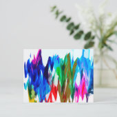 Kleurgolven Briefkaart (Staand voorkant)