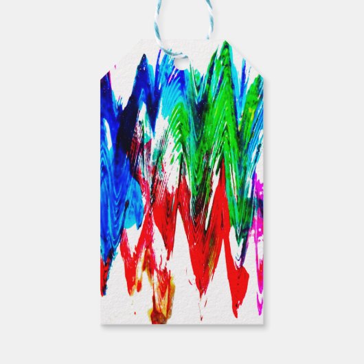 Kleurgolven Cadeaulabel (Achterkant)