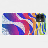 Kleurgolven Case-Mate iPhone Case (Achterkant (horizontaal))