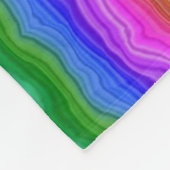 Kleurgolven Fleece Deken (Hoek)