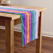 Kleurgolven Korte Tafelloper (Voorbeeld)