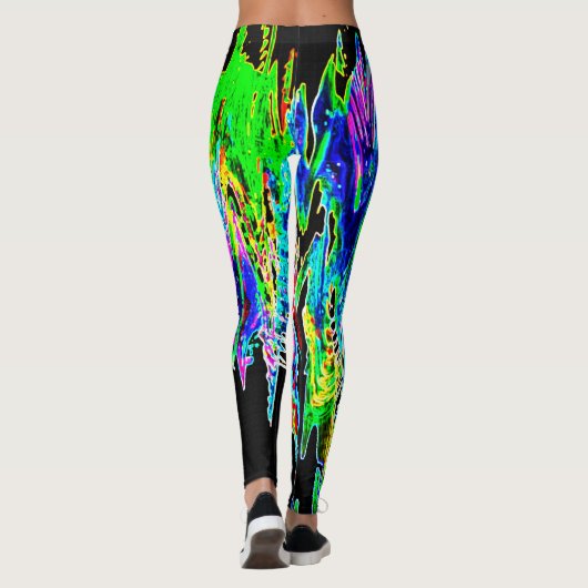 Kleurgolven Leggings (Achterkant)