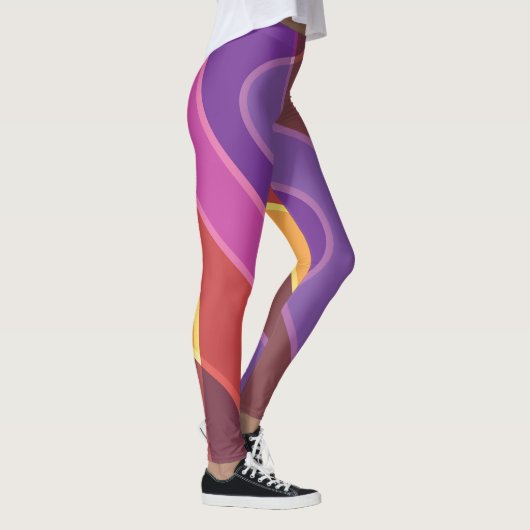 Kleurgolven Leggings (Rechts)