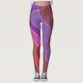 Kleurgolven Leggings (Voorkant)