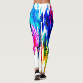 Kleurgolven Leggings (Achterkant)