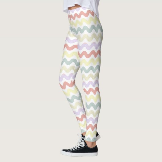 Kleurgolven (pastels) leggings (Links)