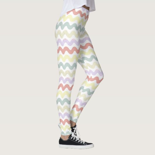 Kleurgolven (pastels) leggings (Rechts)