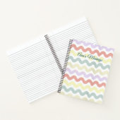 Kleurgolven (pastels) notitieboek (Binnen)