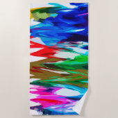 Kleurgolven Strandlaken (Voorkant)