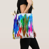 Kleurgolven Tote Bag (Dichtbij)
