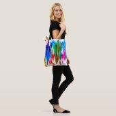 Kleurgolven Tote Bag (Op model)