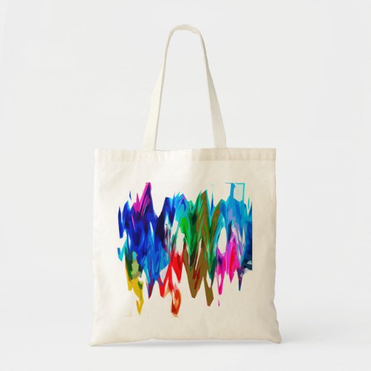 Kleurgolven Tote Bag (Voorkant)