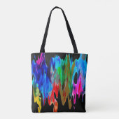 Kleurgolven Tote Bag (Achterkant)
