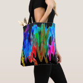 Kleurgolven Tote Bag (Dichtbij)