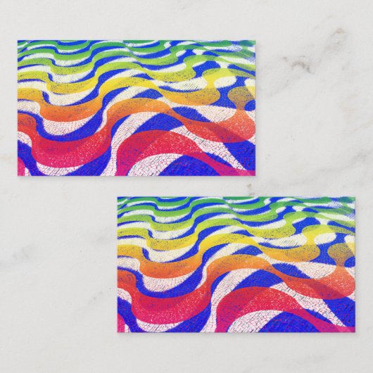 Kleurgolven Visitekaartje (Voorkant / Achterkant)