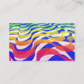 Kleurgolven Visitekaartje (Voorkant)
