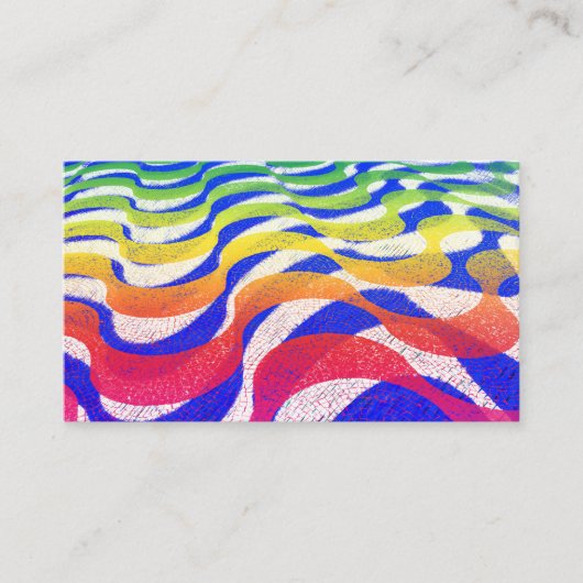 Kleurgolven Visitekaartje (Voorkant)