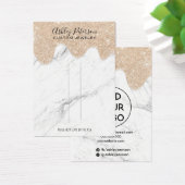 Kleurgoudglitter drip sieraar haarscherp visitekaartje (Bureau)