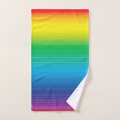 Kleurgradatie met lijnen handdoek (Handdoek)