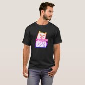 Kleurgradiënt Cat Fook Fake Friends T-shirt (Voorkant volledig)