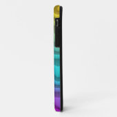 Kleurgradiënten Waves & Stripes - geel blauw roze Case-Mate iPhone Case (Achterkant/links)