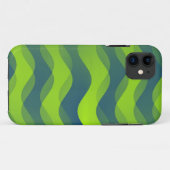 Kleurgradiëntgolven - groen Case-Mate iPhone case (Achterkant (horizontaal))