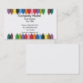 Kleurgrens voor tekenleien visitekaartje (Voorkant / Achterkant)