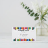 Kleurgrens voor tekenleien visitekaartje (Staand voorkant)