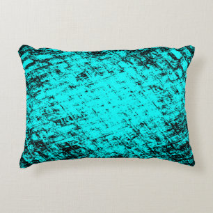 Kleurgrijpturquoise achtergrond. Halftone elemen Accent Kussen