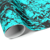 Kleurgrijpturquoise achtergrond. Halftone elemen Cadeaupapier (Rol Hoek)