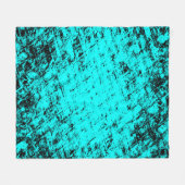 Kleurgrijpturquoise achtergrond. Halftone elemen Fleece Deken (Voorkant (Horizontaal))