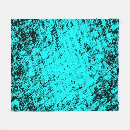Kleurgrijpturquoise achtergrond. Halftone elemen Fleece Deken (Voorkant (Horizontaal))