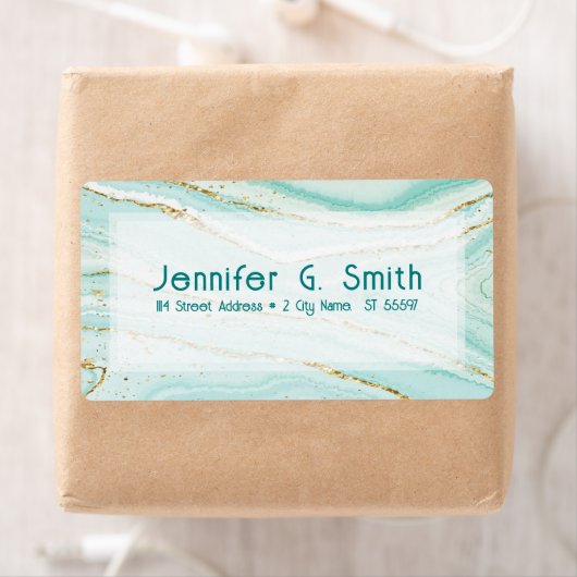 Kleurgroene vloeibare pasteeltextuur etiket (Insitu)