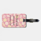 Kleurgroentenpatroon Bagagelabel (Achterkant horizontaal)