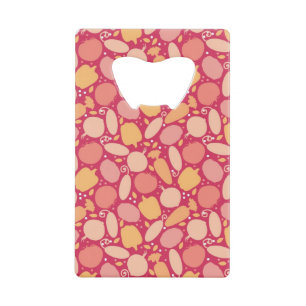 Kleurgroentenpatroon Creditkaart Flessenopener