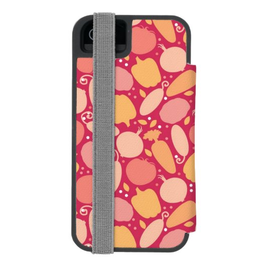 Kleurgroentenpatroon Incipio iPhone Portemonnee Hoesje (Agenda Achterkant)