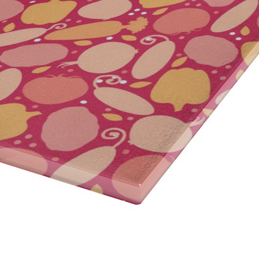 Kleurgroentenpatroon Snijplank (Hoek)