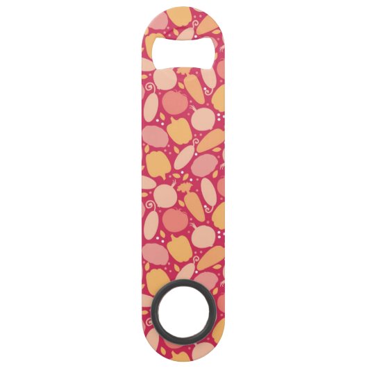 Kleurgroentenpatroon Speed Flessenopener (Voorkant)