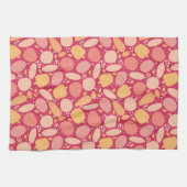 Kleurgroentenpatroon Theedoek (Horizontaal)