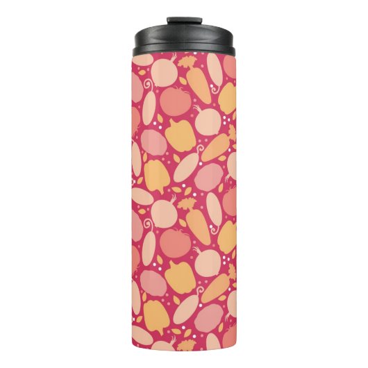 Kleurgroentenpatroon Thermosbeker (Voorkant)