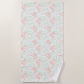 Kleurhanddoek voor Coral Overlap Strandlaken (Voorkant)