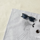 Kleurhanddoek voor zeehonden strandlaken (In situ)