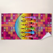 Kleurhanddoeken Afrikaans Strandlaken (Voorkant)