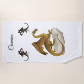 Kleurhanddoeken Dinosaur Strandlaken (Voorkant)